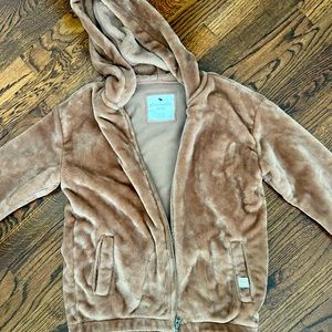 Girls Abercrombie fuzzy sweatshirt